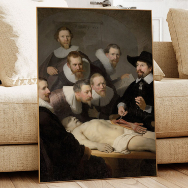 Cuadro de Rembrandt van Rijn - La Lección de Anatomía del Dr. Nicolaes Tulp