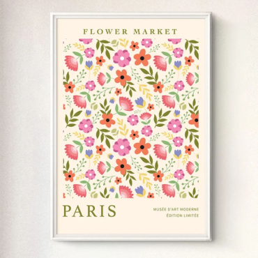 Cuadro Mercado de Flores de París