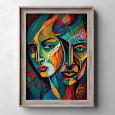 Cuadros de Pablo Picasso - Retratos Coloridos