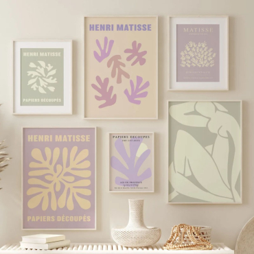 Cuadros para Sala - Estética Pastel Danesa Matisse