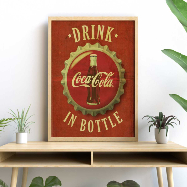 Cuadros Vintage - Drink in Bottle Coca Cola
