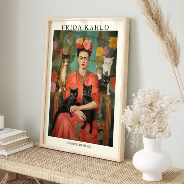 Cuadros de Frida Kahlo - Autorretrato de Frida Kahlo