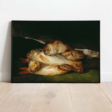 Cuadros de Famosos - Naturaleza Muerta con Dorada de Goya