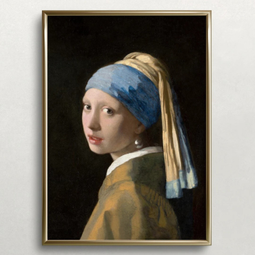 Cuadros de Famosos - La Joven de la Perla de Johannes Vermeer