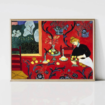 Cuadros de Famosos - La Mesa Roja de Henri Matisse