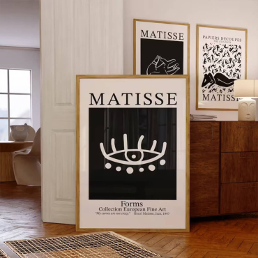 Cuadros de Famosos -  Sinfonía de Formas de Henri Matisse