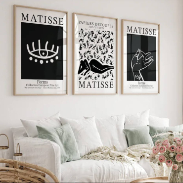 Cuadros de Famosos -  Trio Matisse Set de 3