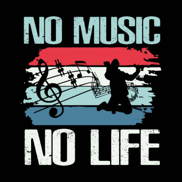 Polo Aesthetic Hombre - No Music No Life