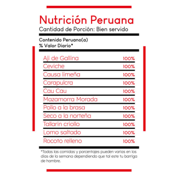 Polo de hombre - Nutrición peruana