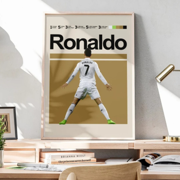 Cuadros de Fútbol - Celebración de Ronaldo