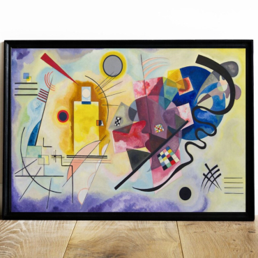 Cuadros de Famosos - Amarillo, Rojo y Azul de Kandinsky