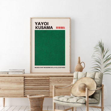 Cuadros de Famosos - Arte Green de Yayoi Kusama