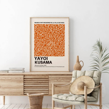Cuadros de Famosos - Manchas de Yayoi Kusama
