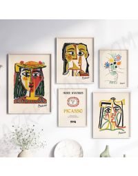 Cuadros de Picasso - Emociones Humanas - Set de 4 - 2