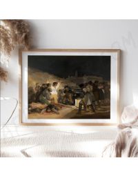 Cuadros de Famosos - El 3 de mayo en Madrid de Goya
