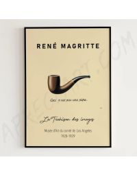 Cuadros de Famosos - La Traición de las Imágenes de René Magritte
