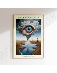 Cuadros de Famosos - Alguien observándonos de Dalí