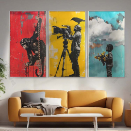 Banksy - Reality Contrasts - Set de 3
