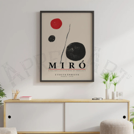 Joan Miró - Painted lithograph