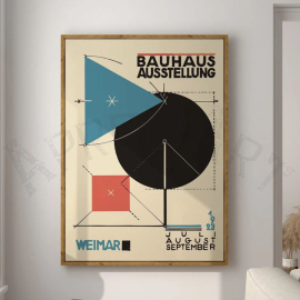 Cuadro Bauhaus - Exposición en Weimar