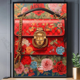 Cuadro de Flores - Red Gucci