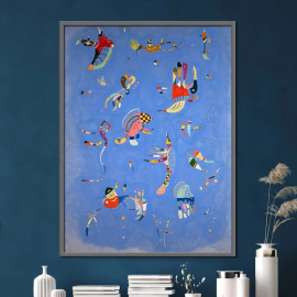 cuadro de wassily kandinsky himmelblau