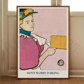 Cuadros de Edward Penfield - Don't Worry Darling