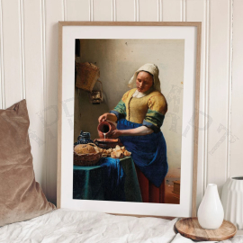 Cuadros de Famosos - La Lechera de Johannes Vermeer