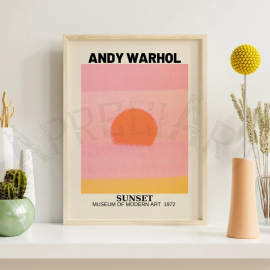 Cuadros de Famosos - Sunset de Andy Warhol