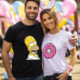 Polo de pareja homero dona