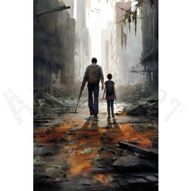 poster de joel y ellie - the last of us