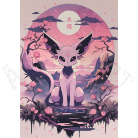 poster espeon - pokemon