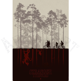 Poster Stranger Things El Bosque