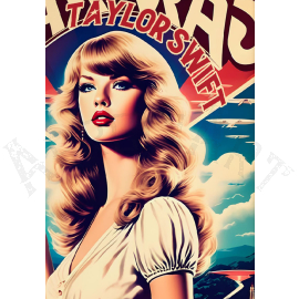 poster taylor swift retro