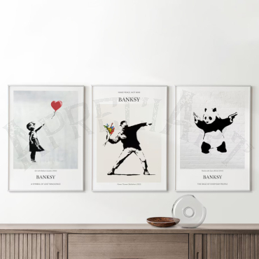 Banksy - Gestures of Life - Set de 3
