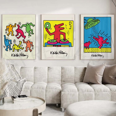 Keith Haring - Cosmic Rhythms - Set de 3