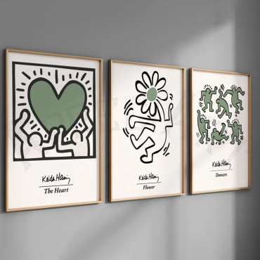 Keith Haring - Passion and Grace - Set de 3