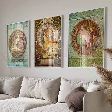 Alphonse Mucha - Much in Three Acts - Set de 3