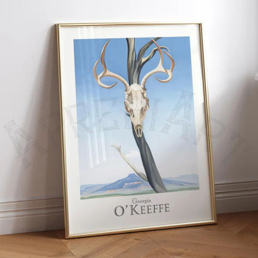 Georgia O'Keeffe - Deer Skull