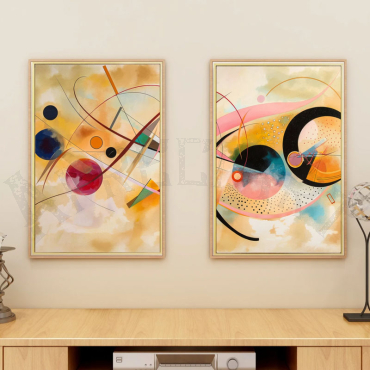 cuadros de wassily kandinsky diseño abstracto