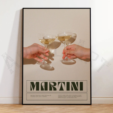 Cuadros para Bar - Martini