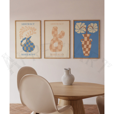 Cuadros para Comedor - Comedor Bohemio Set de 3