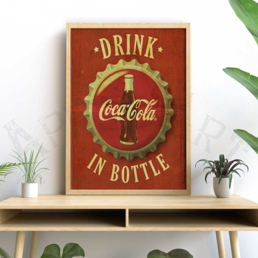 Cuadros Vintage - Drink in Bottle Coca Cola