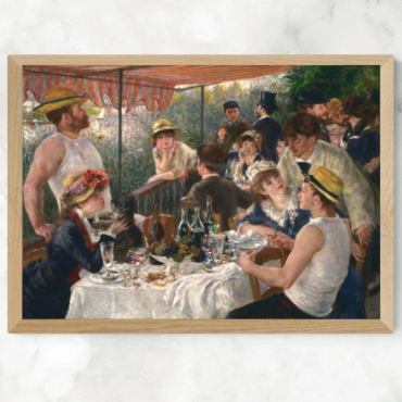 Cuadros de Famosos - El Almuerzo de los Remeros de Pierre-Auguste Renoir