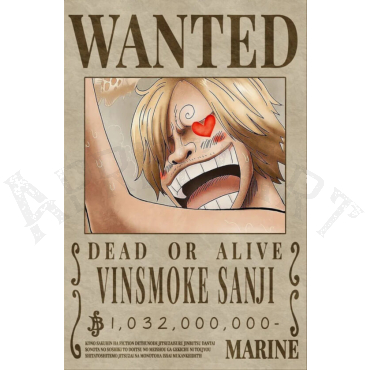 poster one piece vinsmoke sanji