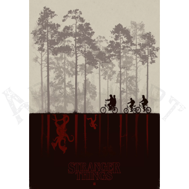 Poster Stranger Things El Bosque