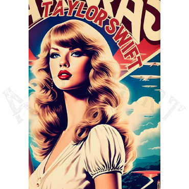 poster taylor swift retro