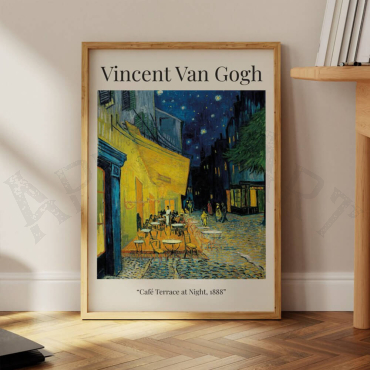 Cuadros de Vincent Van Gogh - Noche en Café Terrace