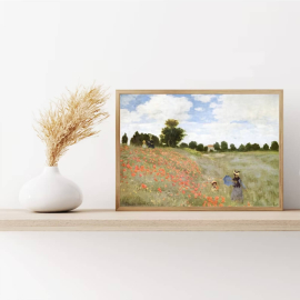 Campo de Amapolas de Claude Monet 
