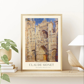 Cuadros de Famosos - La Catedral de Rouen de Claude Monet